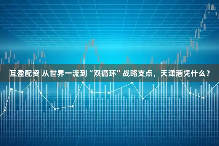 互盈配资 从世界一流到“双循环”战略支点，天津港凭什么？